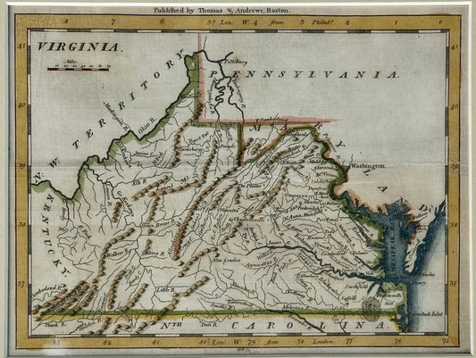 Viriginia from Morse’s Universal Geography, 1796