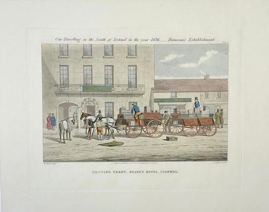 Getting Ready, Hearn’s Hotel, Clonmel, 1856