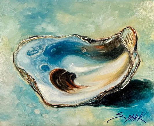 Contemporary Oyster by S. Park, Unframed