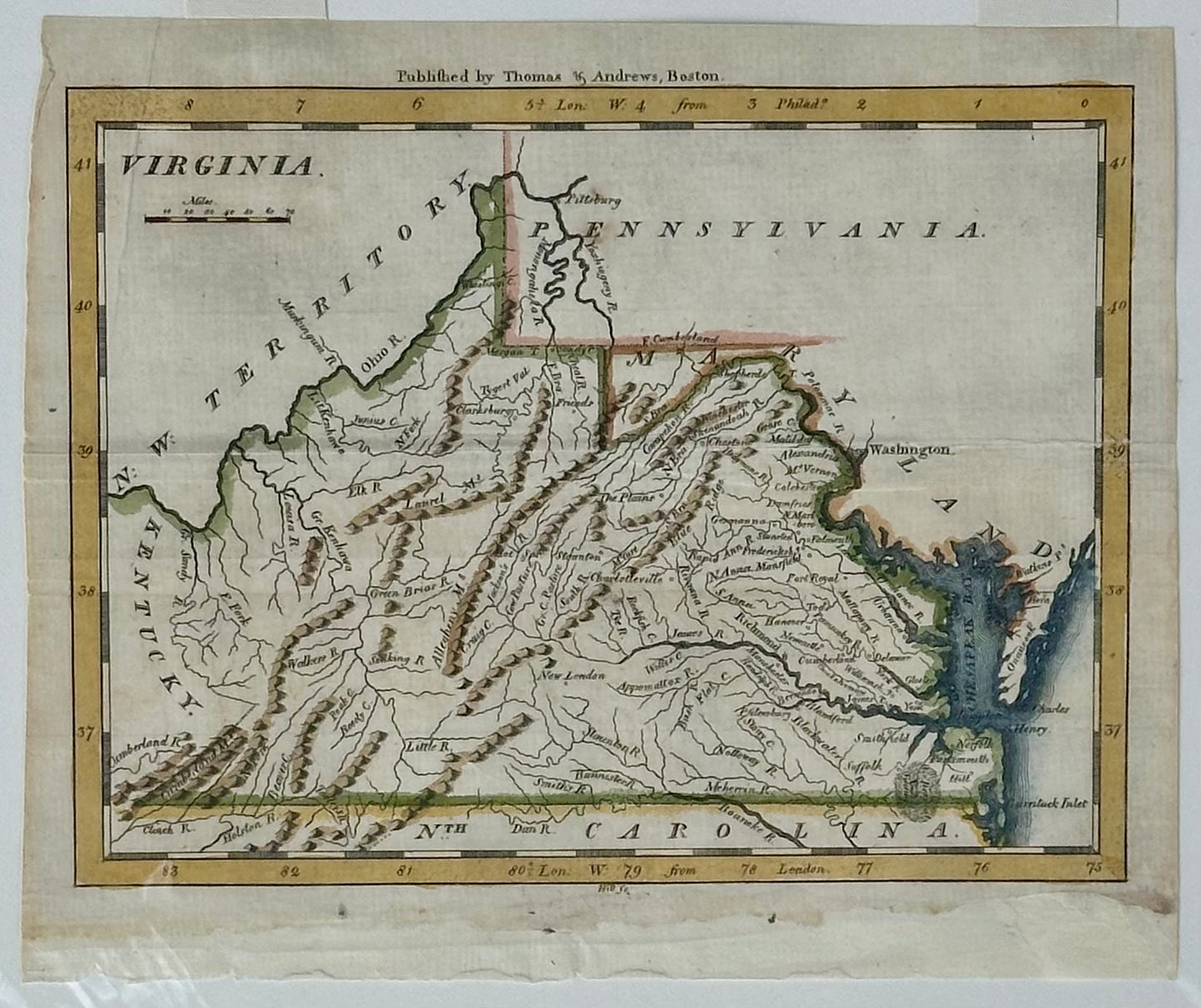 Viriginia from Morse’s Universal Geography, 1796