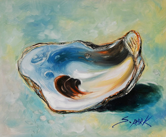 Contemporary Oyster by S. Park, Unframed