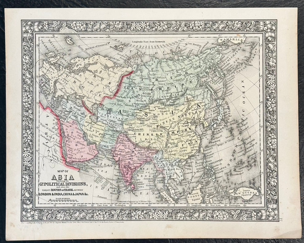 Asia by Samuel Mitchell, 1860