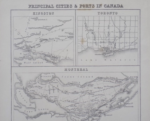 Cities & Ports of Canada, c. 1830