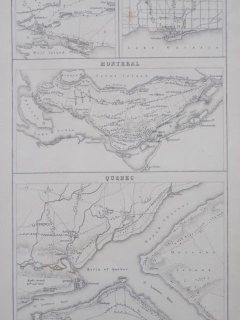 Cities & Ports of Canada, c. 1830