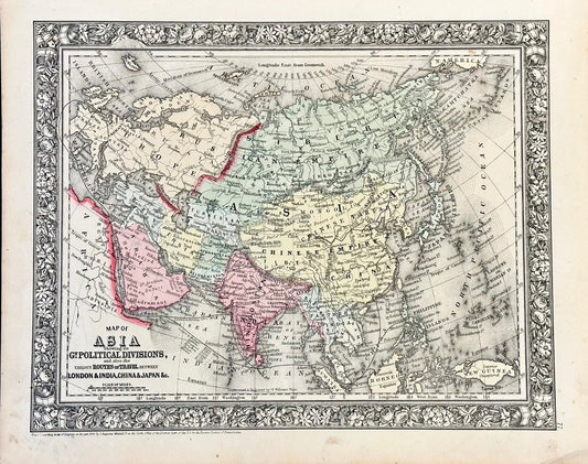 Asia by Samuel Mitchell, 1860