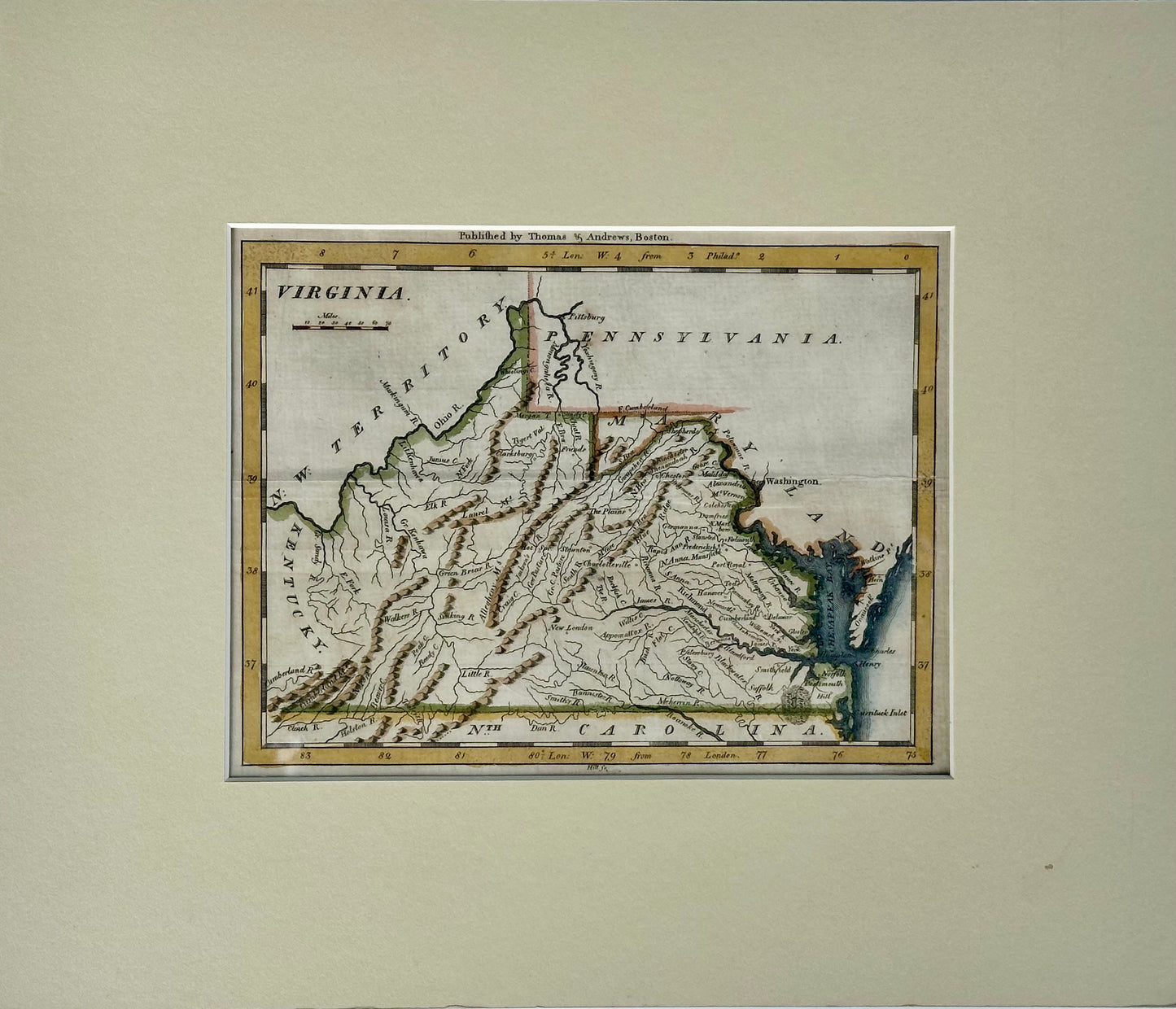 Viriginia from Morse’s Universal Geography, 1796