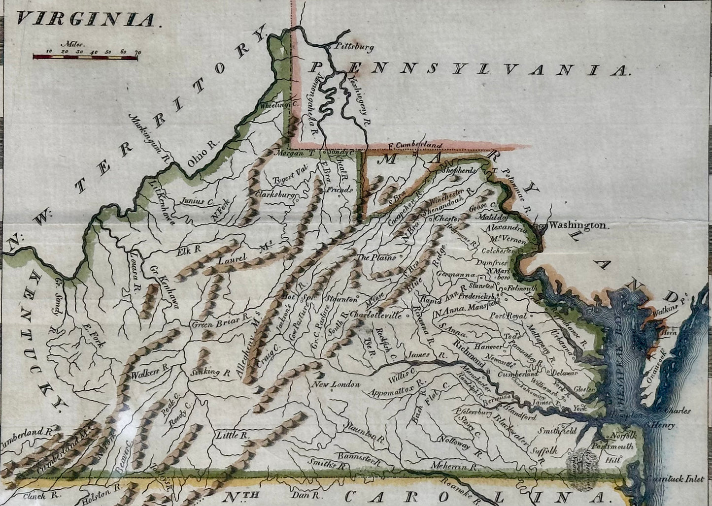 Viriginia from Morse’s Universal Geography, 1796